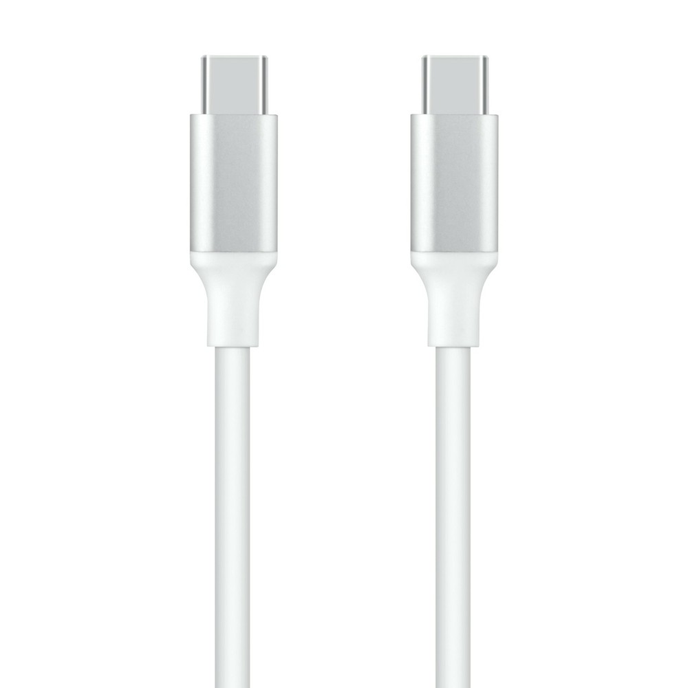 White 5ft USB Type-C To USB C Data Sync Quick Charger Cable For Andriod Phones