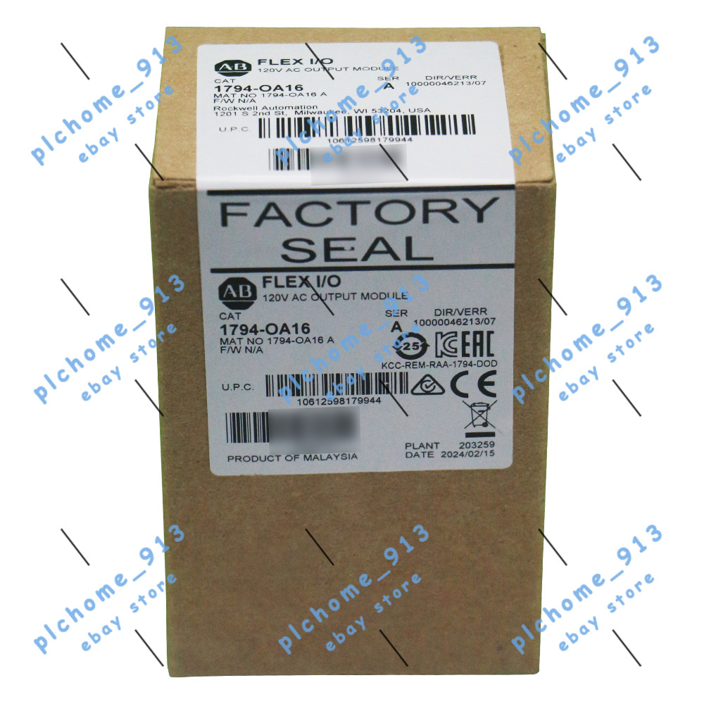 New Sealed Allen Bradley 1794-OA16 1794 Flex 16 Point Digital Output Module