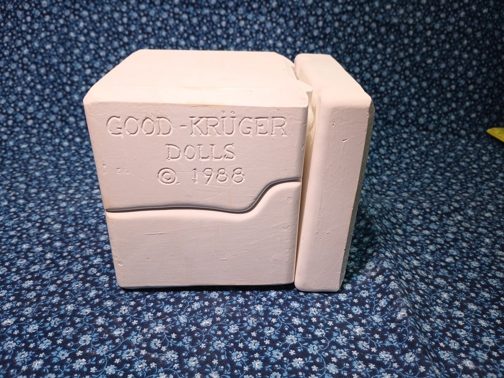 Vintage Ceramic Slip Mold Good Kruger Linny Head