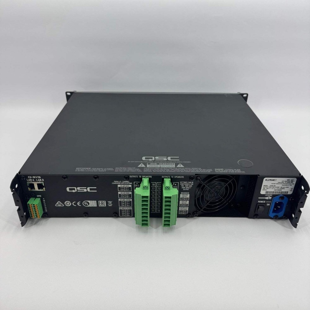 QSC Network Controller Amplifier CXD8.4QN