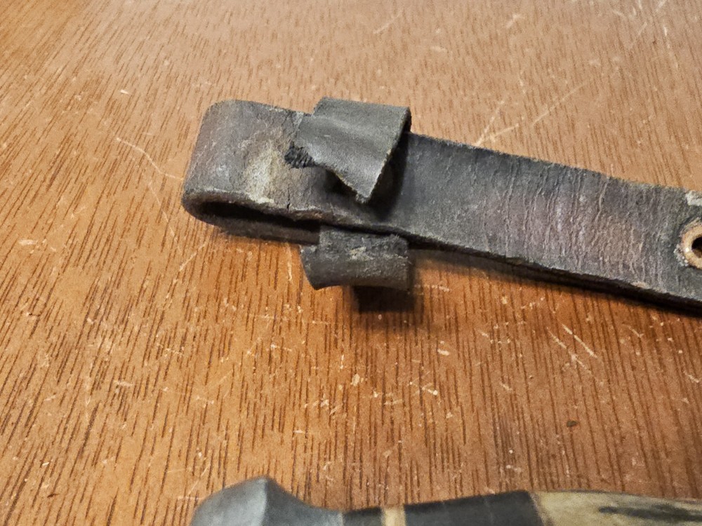 PIC Solingen Germany Stag Handle Fixed Blade Hunting Knife w/ Sheath Needs Work