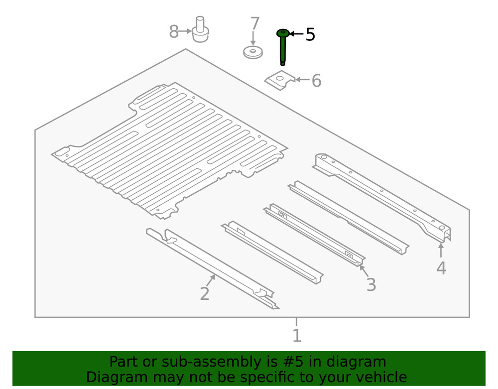 Genuine Ford Mount Bolt W719365S902