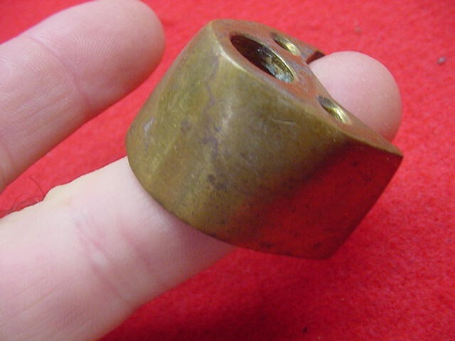 Muzzleloader Rifle Nose Cap-1" Hex Barrel-Brass -New Old Stock (D)