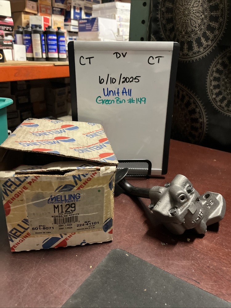 Engine Oil Pump-Stock Melling M129