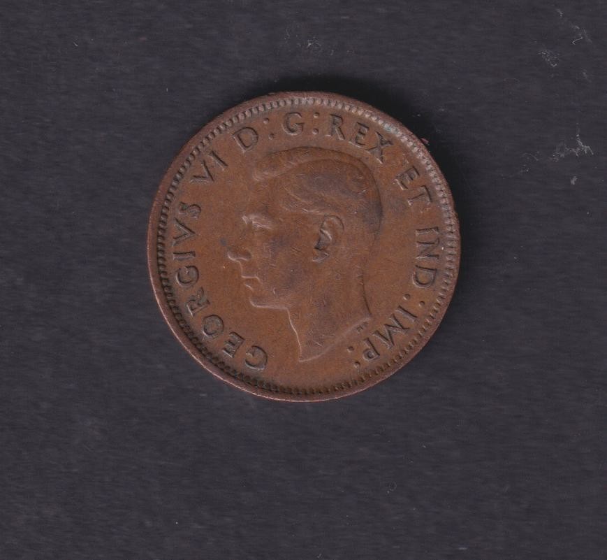 CANADA - 1943 1 Cent Coin (257)