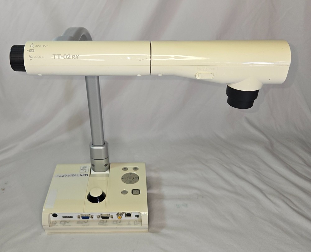 Elmo TT-02RX Digital Document Presenter Camera Projector USB VGA AC Adapter