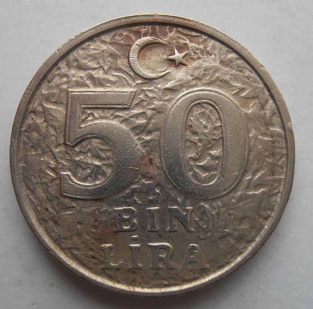 TURKEY 50 LIRA 1998