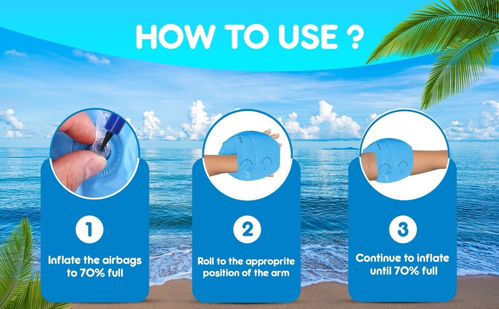 Kids Stuff Swim Arm Bands (2 Sets With Two Donuts) ￼