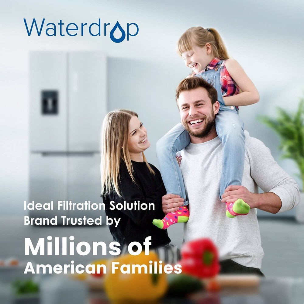 Waterdrop Replacement for Samsung DA29-00020B Refrigerator Water Filter, 4 Packs