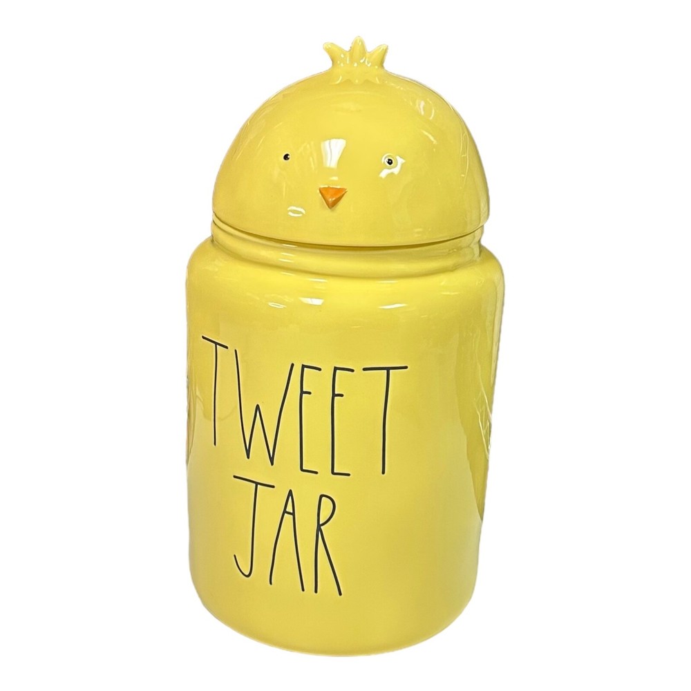 Rae Dunn "TWEET JAR" Figural Canister