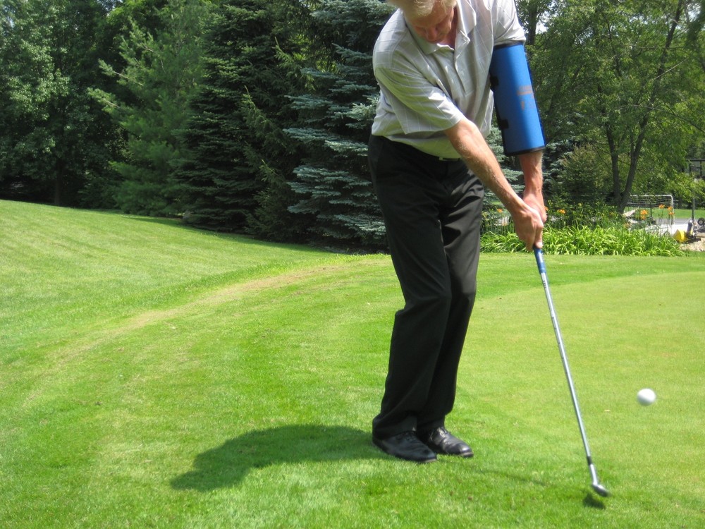 Golf Trainer-Stop Pitching Yips-Use The "Straight Arm"-standard size
