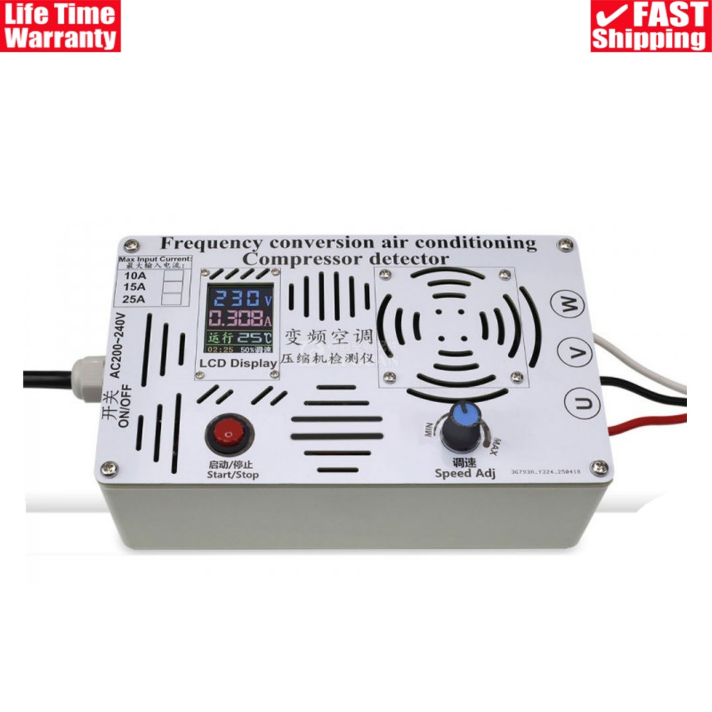 Frequency Conversion Air Conditioning Compressor Detector AC200-240V w/ Display