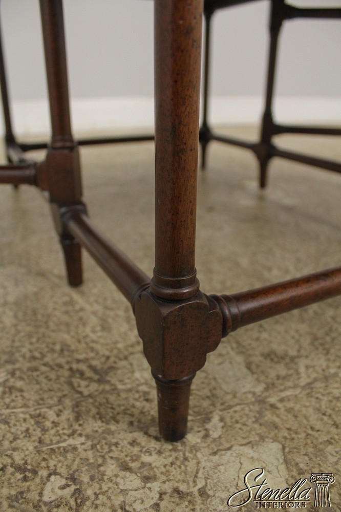 57729: BEACON HILL Bamboo Form Mahogany Coffee Table