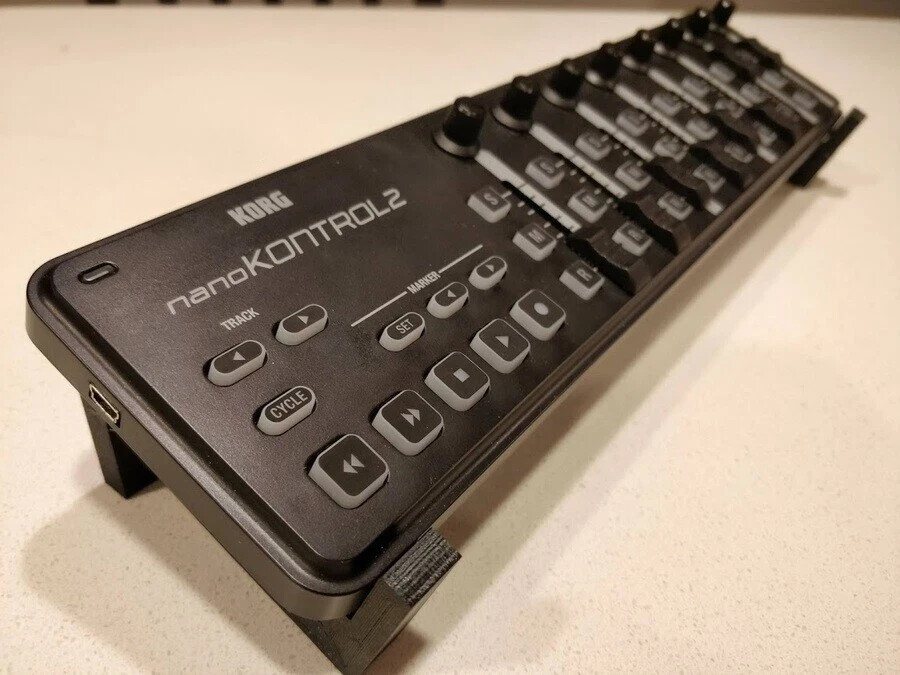 Convenient Angled Stand Arms for KORG nanoKONTROL2 USB Controller