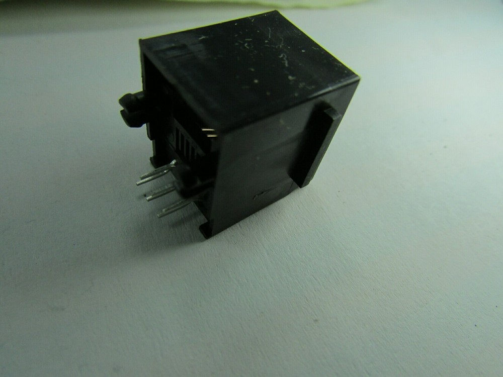 20 Molex Modular Jacks RJ-12 Vertical Top Entry PCB Through Hole 6P6C Panel Ribs