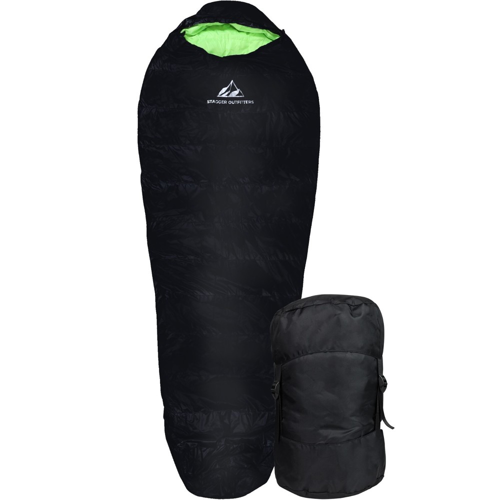 3 Season Down Mummy Sleeping Bag, New