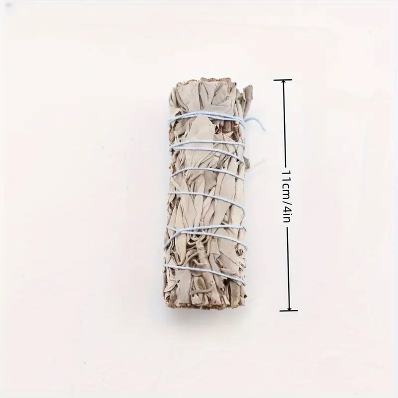 White Sage Smudge Sticks 4-inch (3pack) Negativity Cleansing Incense Bundle
