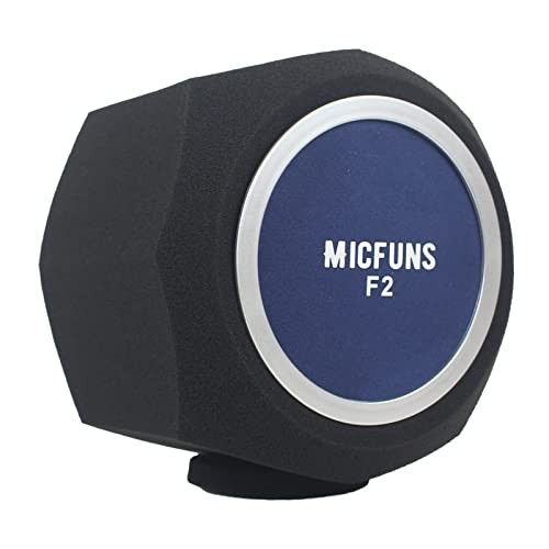 Studio Microphone windscreen F3 Microphone Wind Shield Pop Filter for 1.77 blue