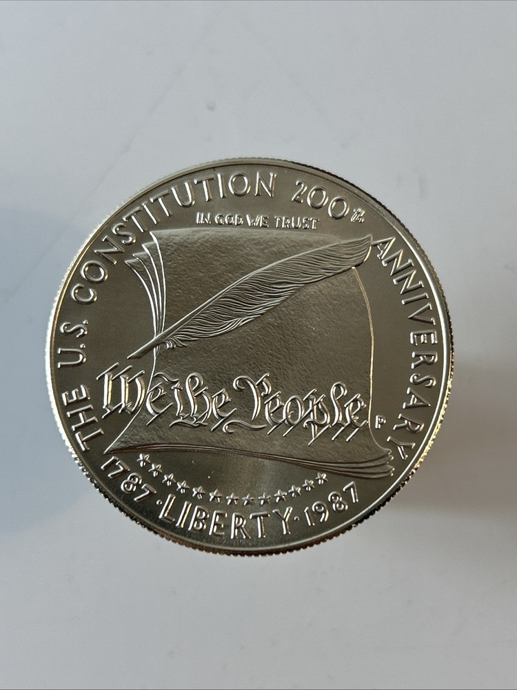 1987 P Constitution Bicentennial Silver $1 MS