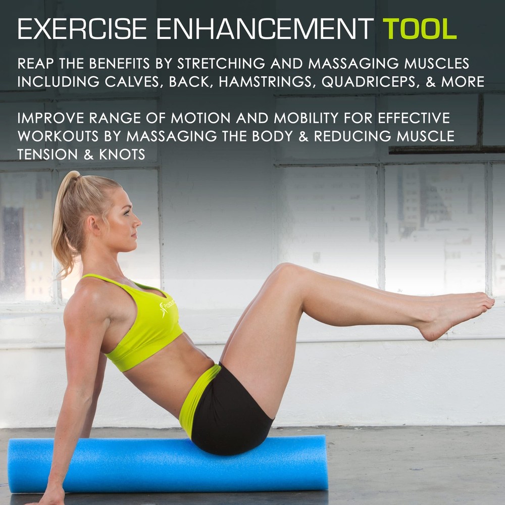 Flex Foam Rollers for Muscle Massage, Physical Therapy, Core & Balance Exercises