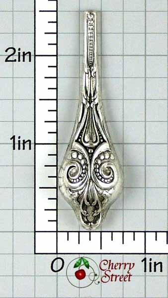2 Teardrop Stampings Ox Silver Plated Brass 1279so2