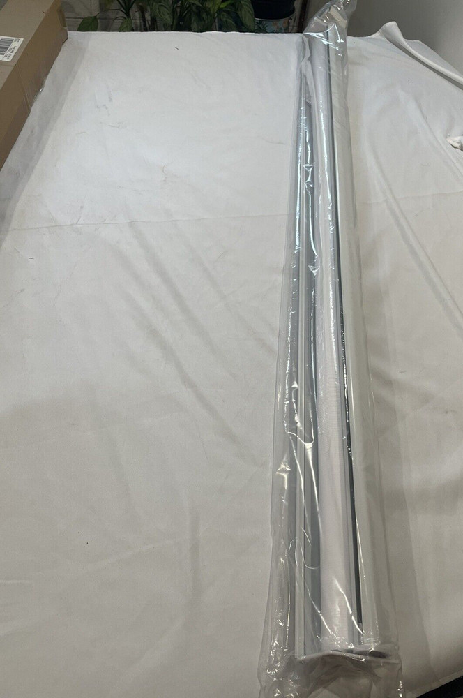 Basic Arctic Cordless Zebra Roller Shade White 58"x72"