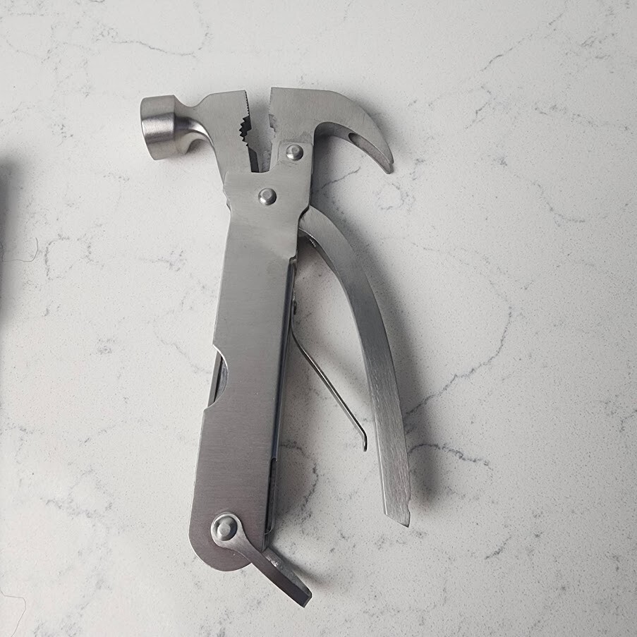 Multi Tool With Hammer, 5.5" long x 2.75" Wide @ hammer head