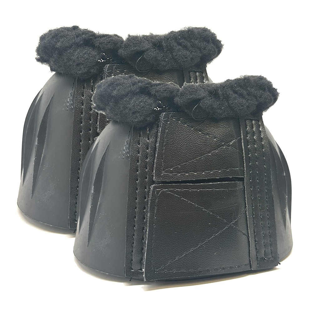 Fleece Rear Open Rubber Boots | Hook & Loop Closure | Sold in Pairs | X-Large...