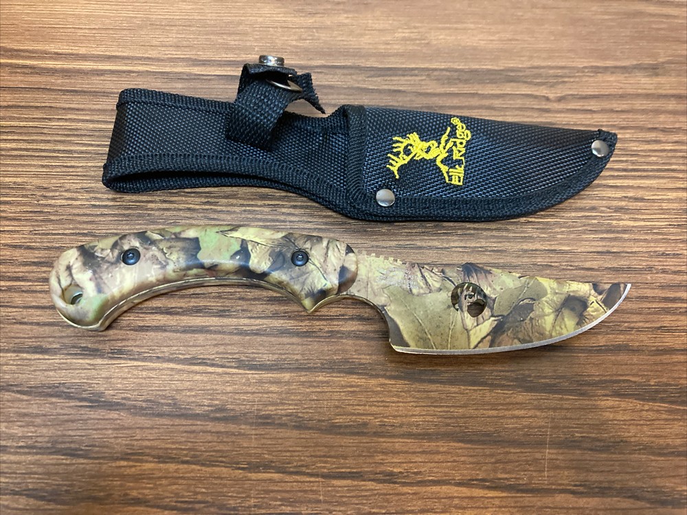 Elk Ridge Fixed Blade Camo Hunting Knife