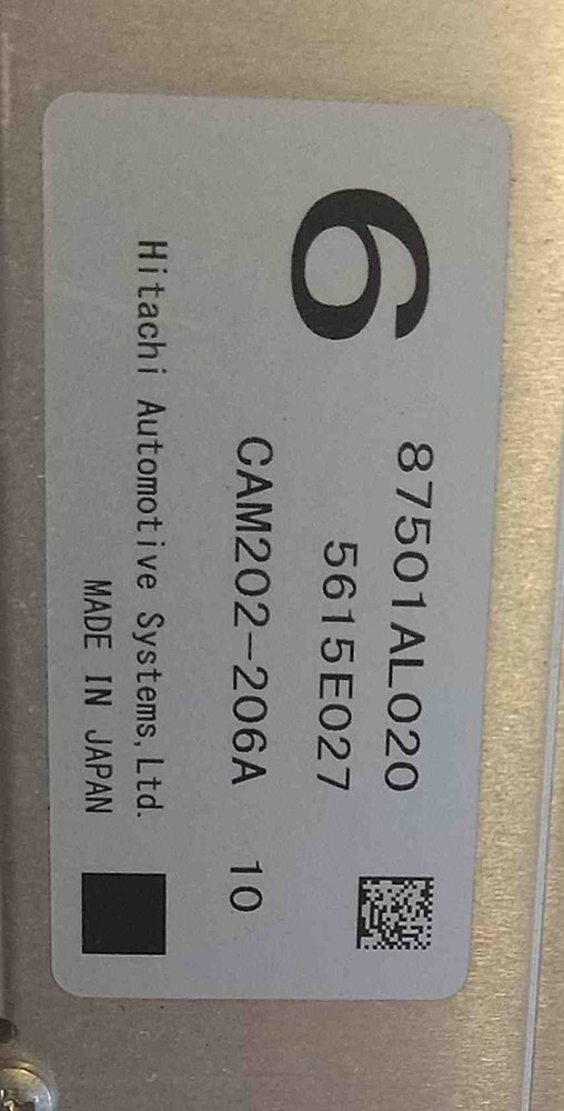 2016 LEGACY WINDSHIELD MOUNT CAMERA ID 87501-AL020 USED OEM