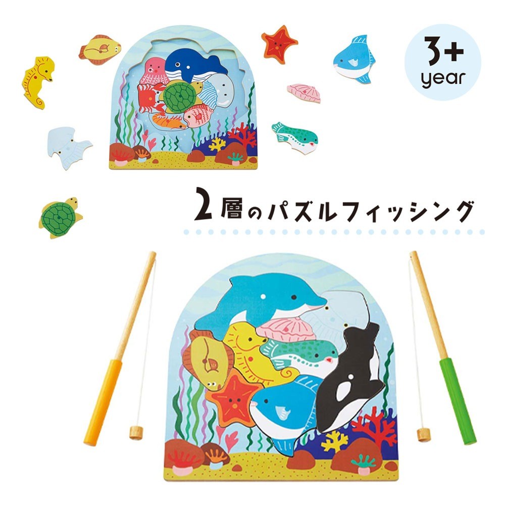Two-Layer Puzzle Fishing Game