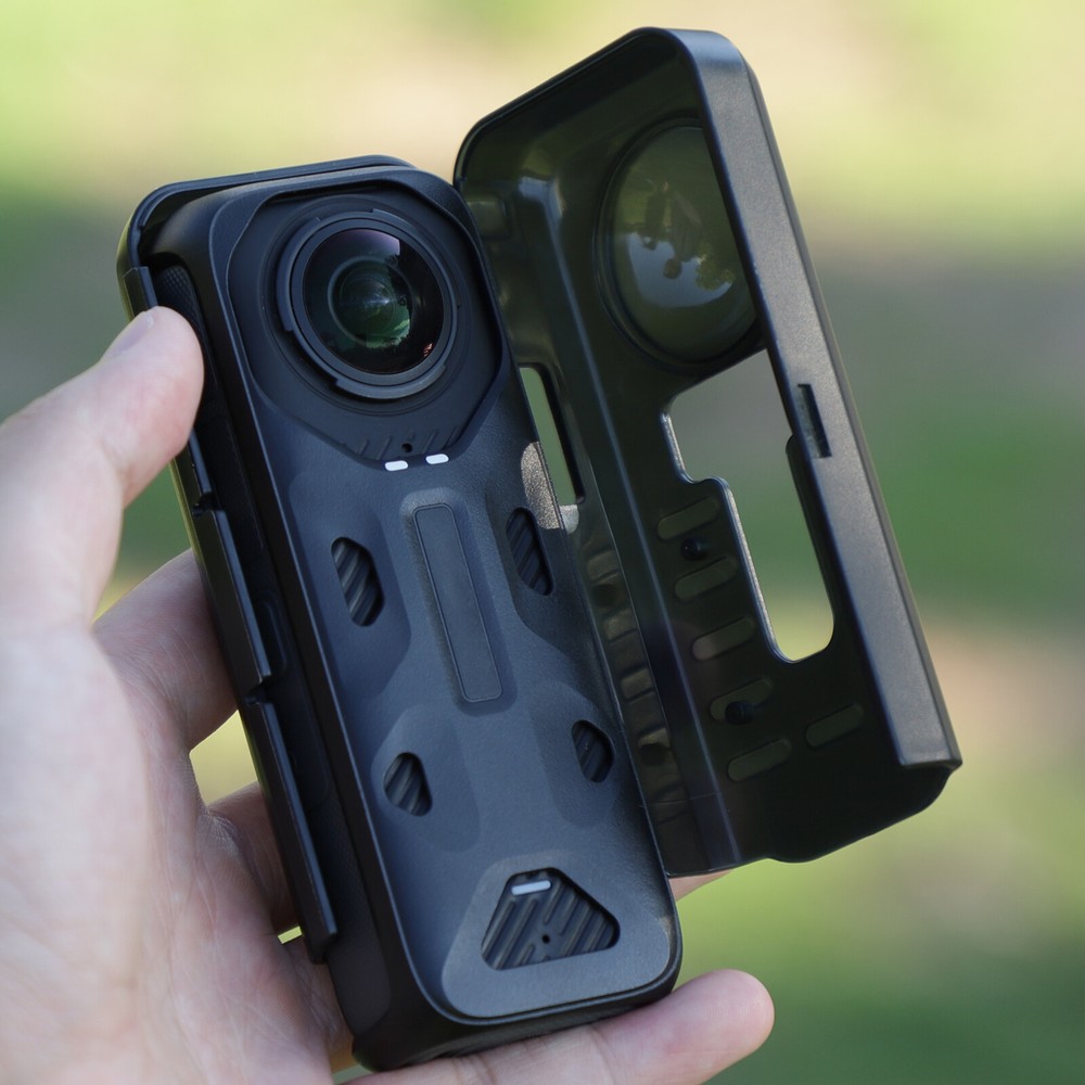 Plastic Camera Lens Screen Protector Case For Insta360 X4 Compatible Version