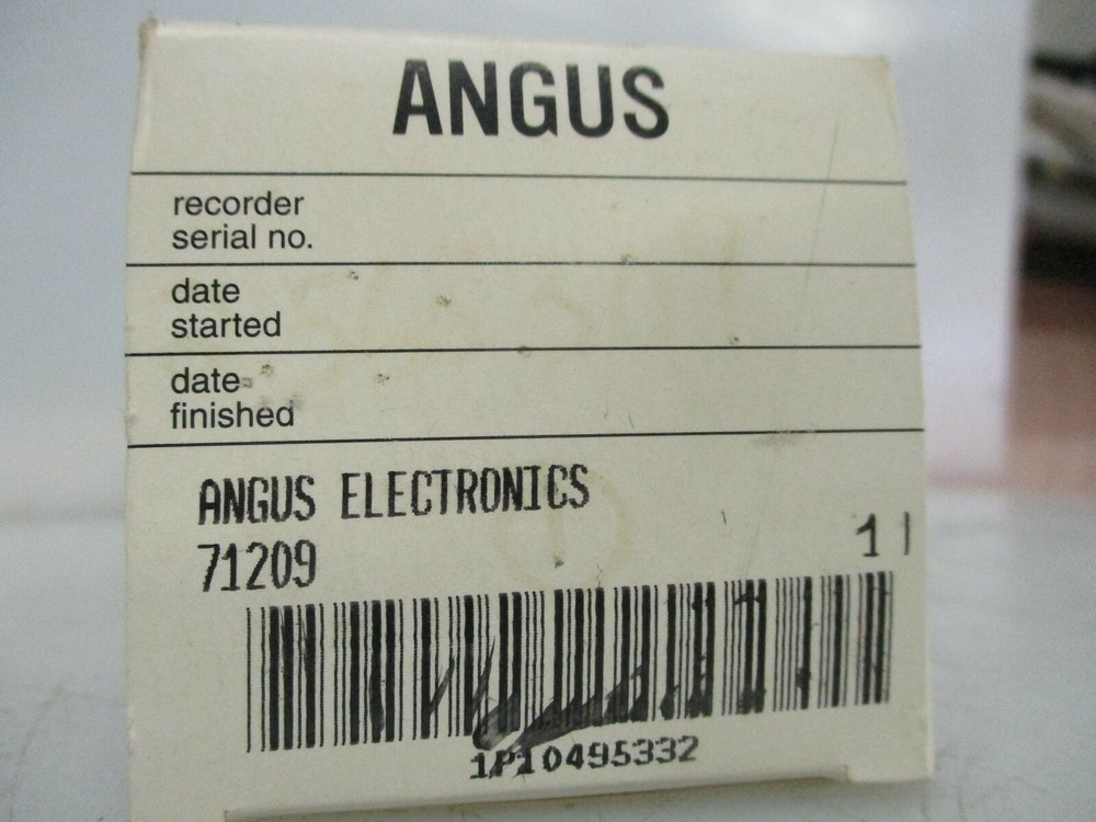 NEW ANGUS CHART RECORDER PAPER 71209