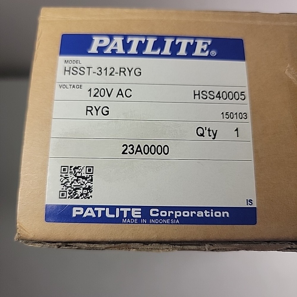 PATLITE HSST-312-RYG STACK LIGHT ASSEMBLY KIT SIGNAL TOWER KIT