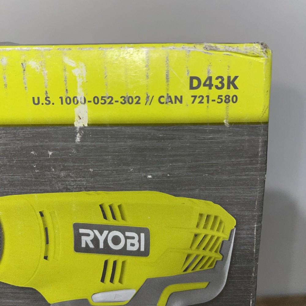 Ryobi D43K Variable Speed 3/8" Compact Drill/Driver Keyless Chuck w/ Tool Bag
