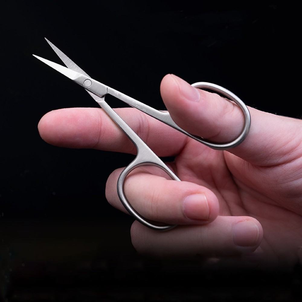 T10B01 Stainless Steel Sharp Edge Modeling Scissors For Model Stickers Tool