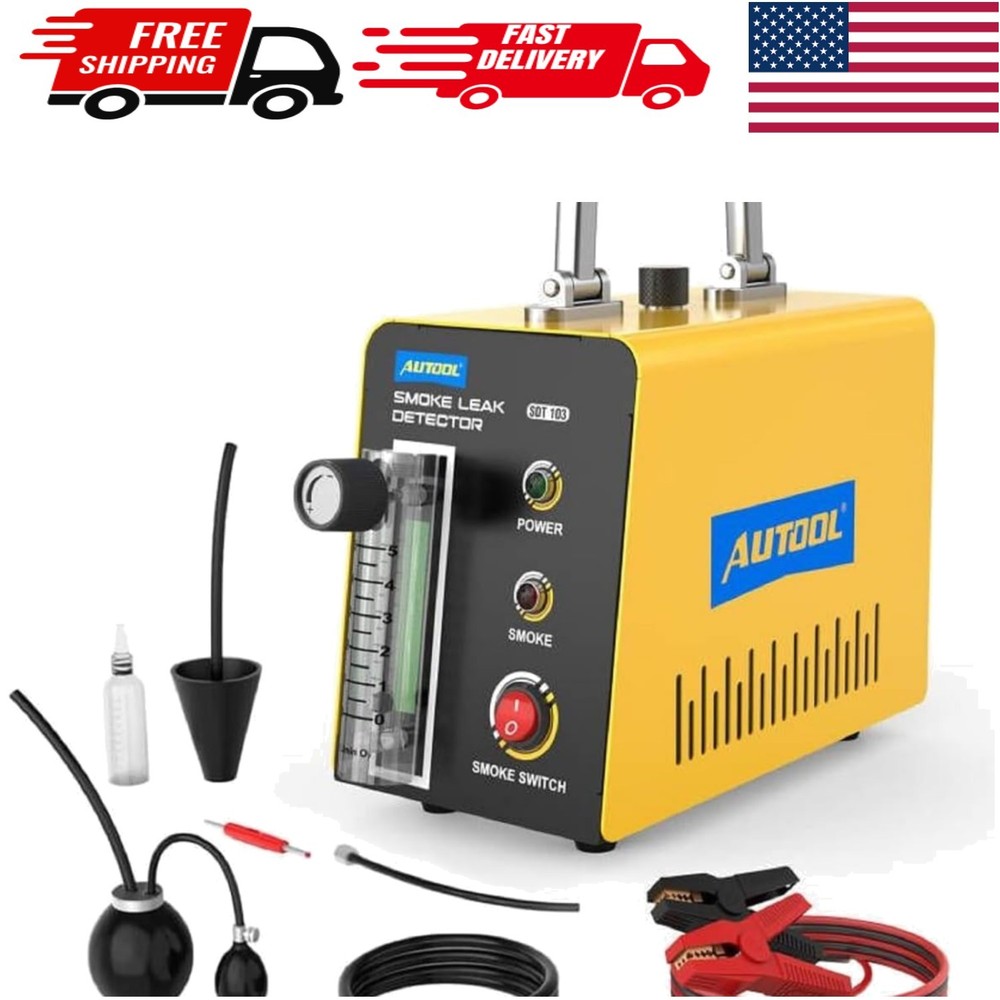 Smoke Machine Leak Detector for 12V Vehicles - Professional Testing Tool