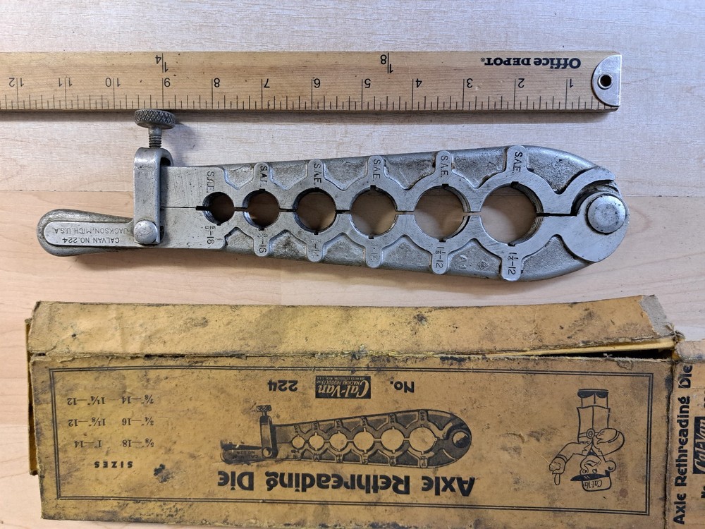 Cal Van Axle Rethreading Die No. 224