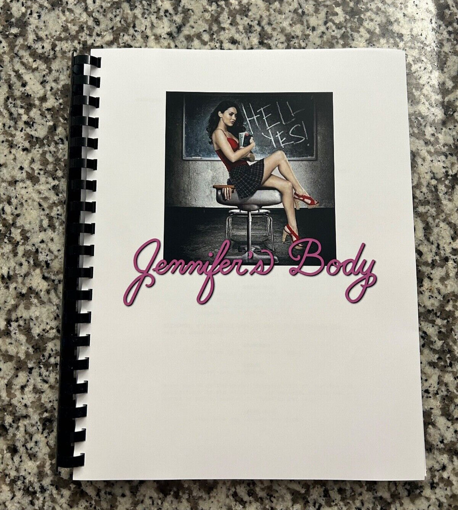 Jennifer's Body Horror Movie Script Reprint Full Screenplay Script