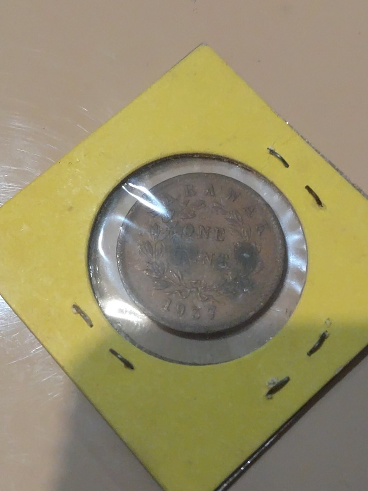 1937-H Sarawak 1 Cent World Coin