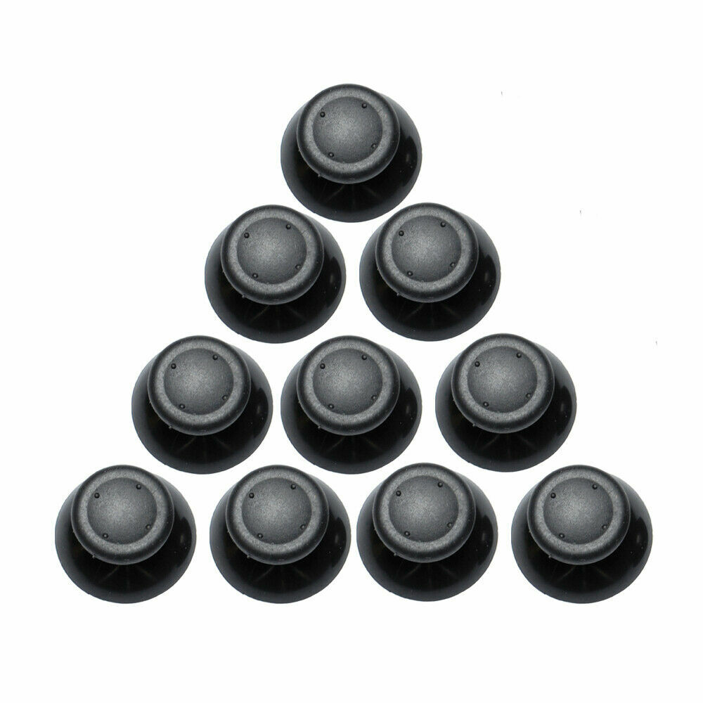 10 Microsoft Xbox 360 / Original Xbox Joysticks Replacement Thumb Sticks Black