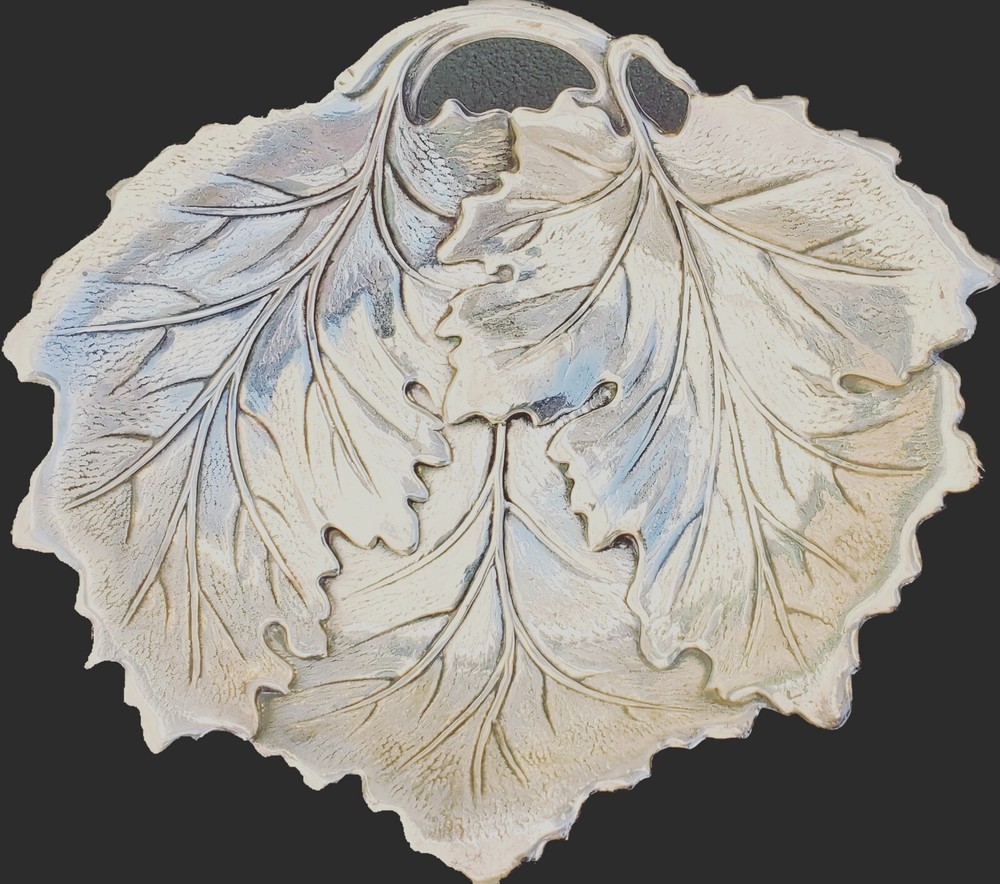 Solid Sterling Candy, Nut Grape Fruit Dish/bowl Vine Leaf Internationl silver Co
