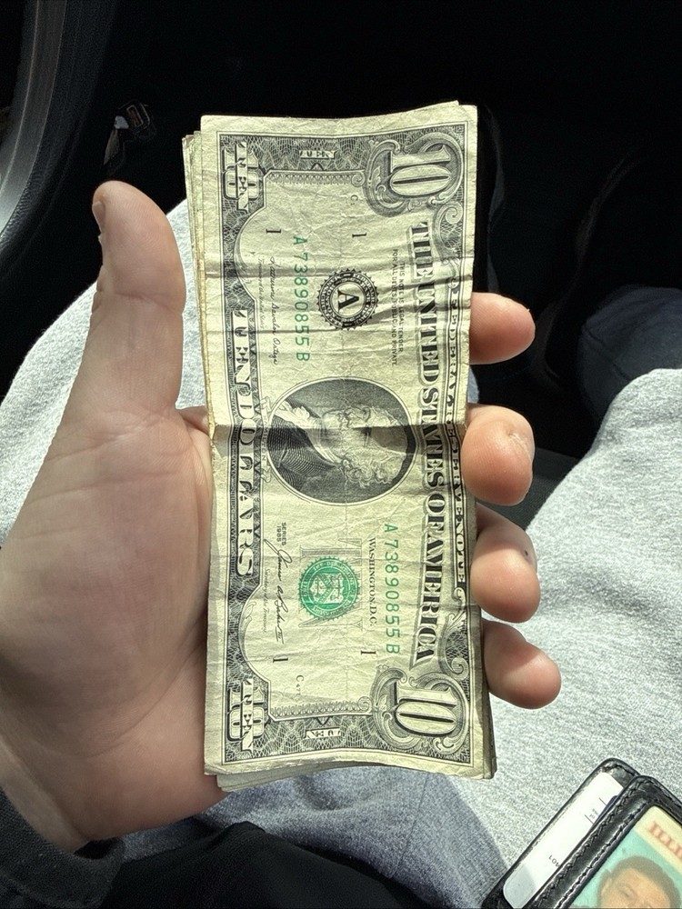 1985 Series 10 Dollar Bill