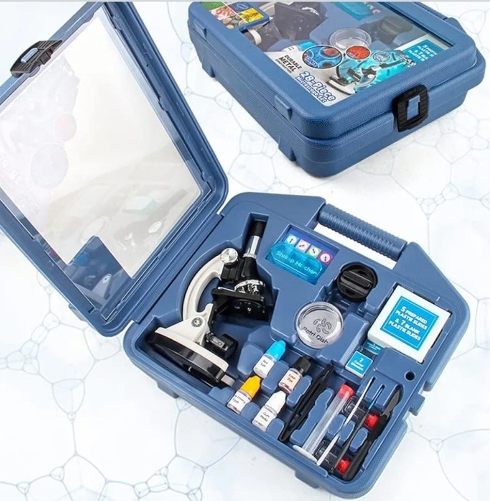 Microscope Accessories Kit 1200X 28 pcs/Set Biological Microscope Microscope...