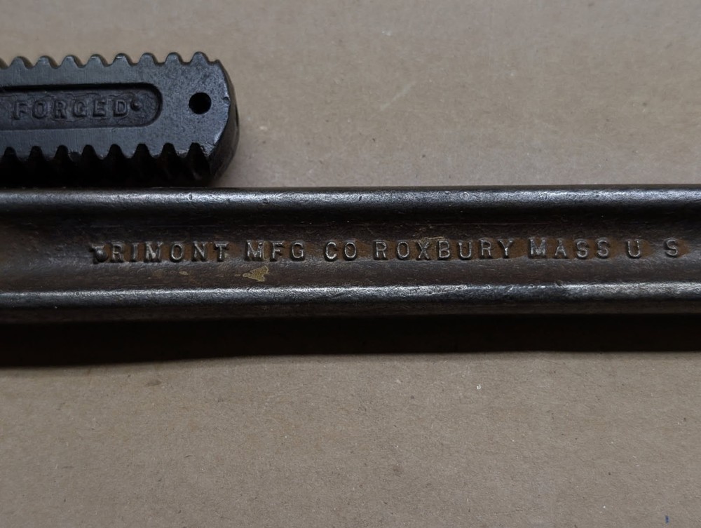 Antique Trimo 12" Adjustable Wrench