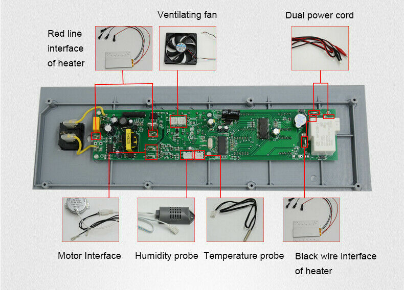 DIY Mini Eggs Incubator Controller Spare Parts Egg Temperture Controller 220V