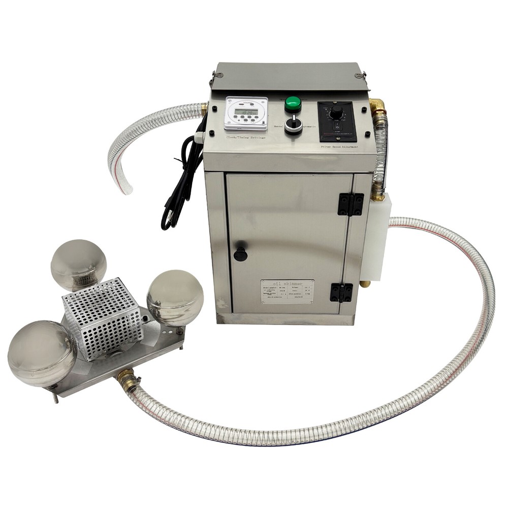 Oil Water Separator Industrial Machine Tool Coolant Purification System 110V