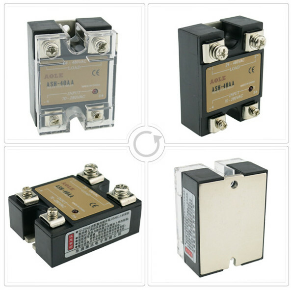 AC-AC 40ASSR Single-phase AC solid state relay ASH-40AA 24-480VAC