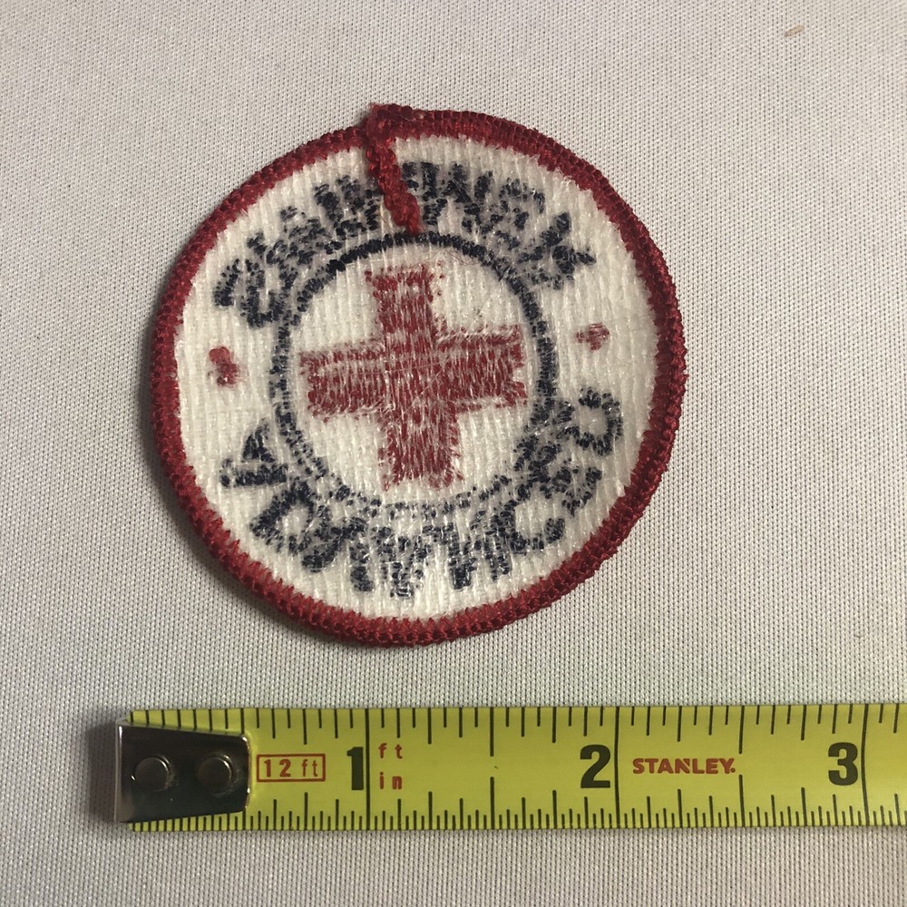 Vintage Advanced Swimmer American Red Cross Patch Round 2" ARC