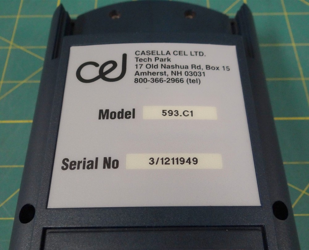 CEL Instruments Model 593.C1 Sound Level Meter - No Microphone